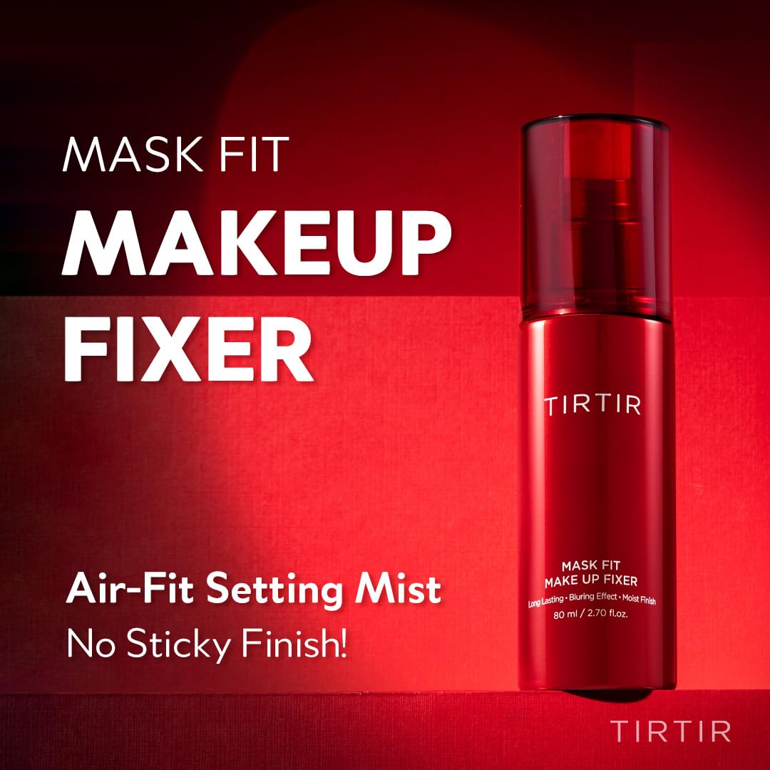 TIRTIR Mask Fit Make-up Fixer, 24H Long Lasting Makeup Finishing Setting Spray 2.7 Fl Oz
