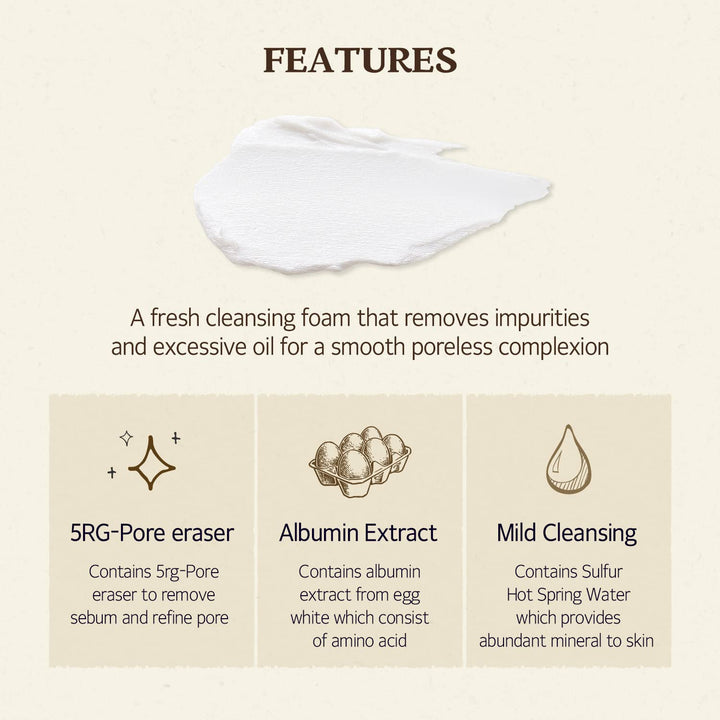 SKINFOOD Egg Perfect Pore Cleansing Foam 150ml