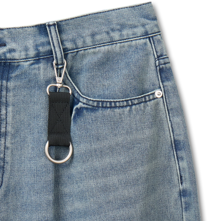 [Keyring Set] VTG Wide Denim Pants - Indigo