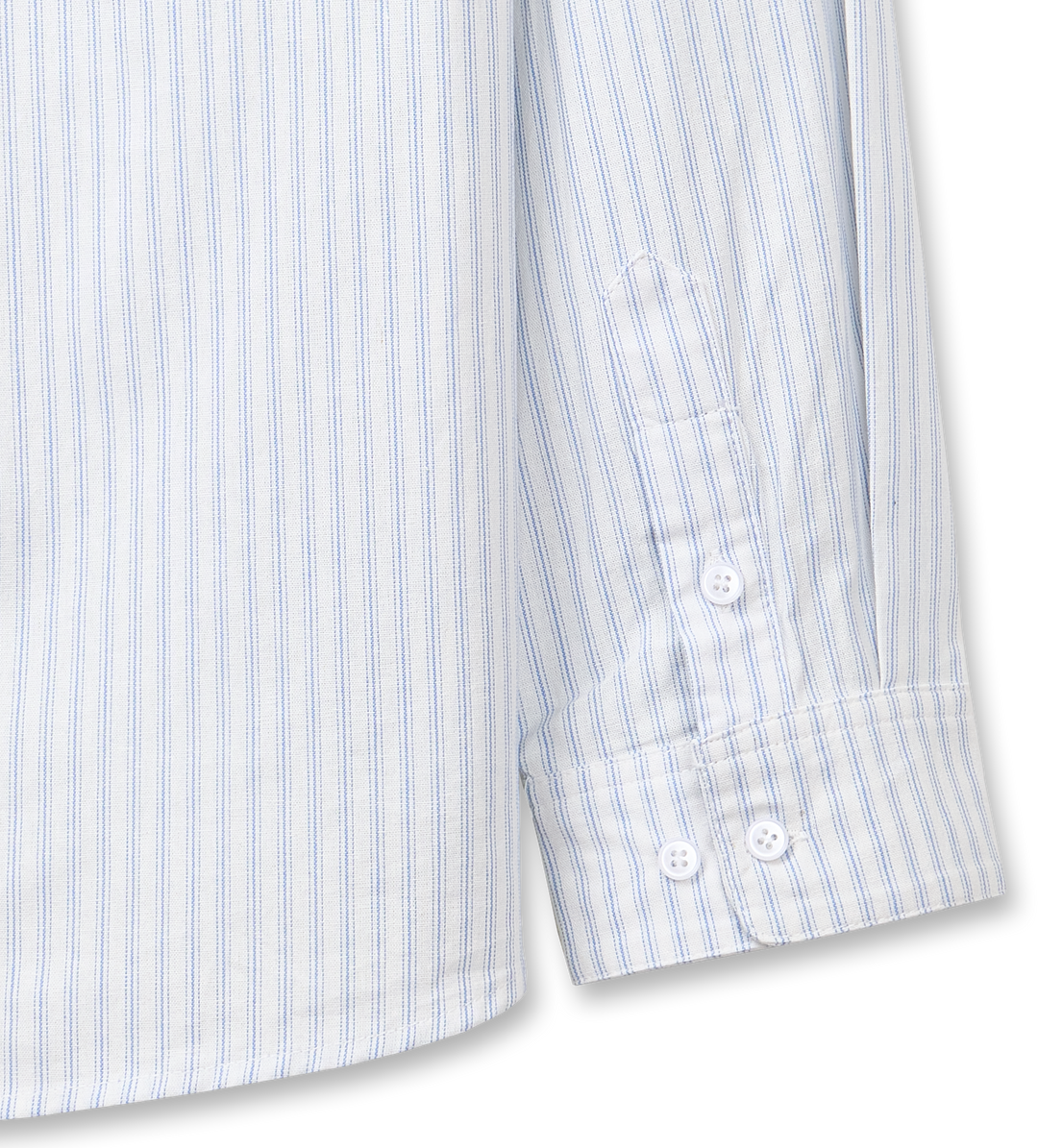 Multi Stripe Overfit Shirt - Sky Blue