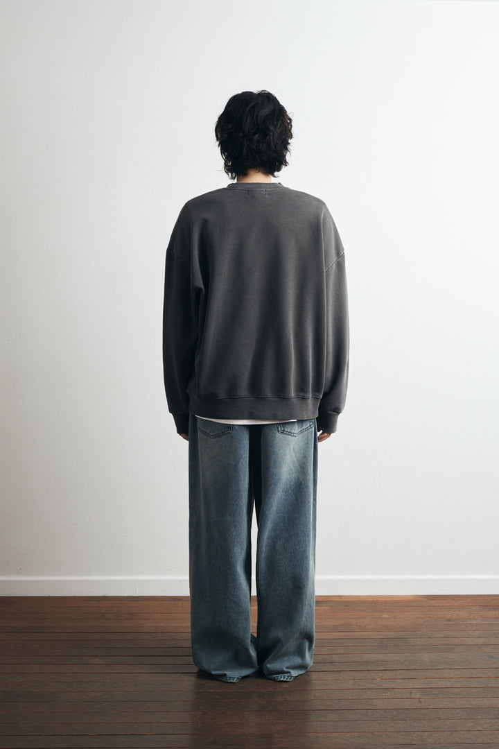 Wild Social Pigment Sweatshirt -  Charcoal