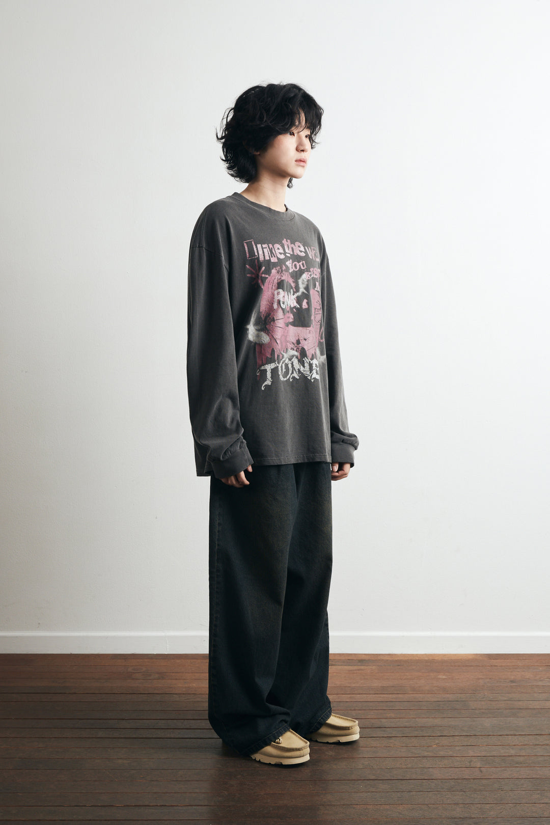 Punk Pigment Long Sleeve -  Charcoal