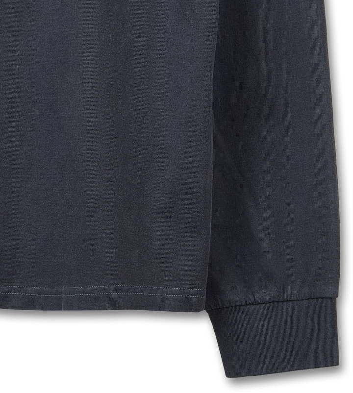 Nature Pigment Long Sleeve - CHARCOAL BLUE