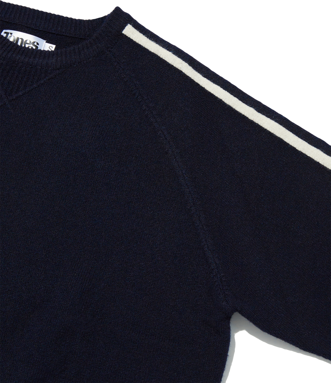 Track Round Knit Sweatshirt - NAVY