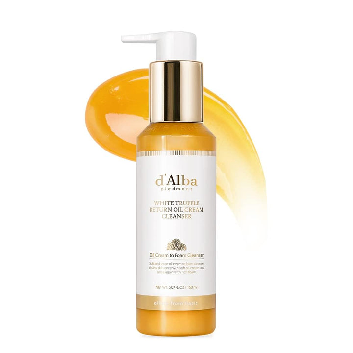 d'alba Italian White Truffle Return Oil Cream Cleanser 150ml, 5.07 fl. oz
