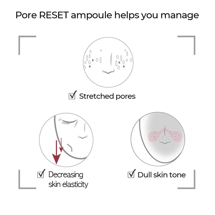 numbuzin No.3 Pore Reset Ampoule Shot 25ml, 0.84 fl. oz