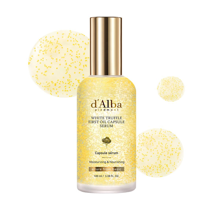 d'alba White Truffle Oil Capsule Serum 3.38 Fl. Oz, 100ml