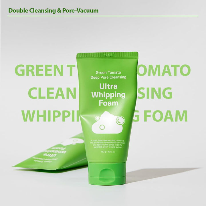 SUNGBOON EDITOR Green Tomato Deep Pore Cleansing Ultra Whipping Foam 4.23oz, 120g