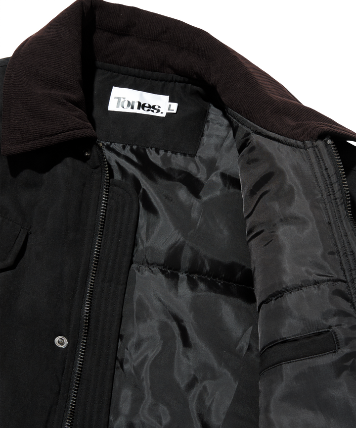 B-15 Bomber Padded Work Jacket - BLACK