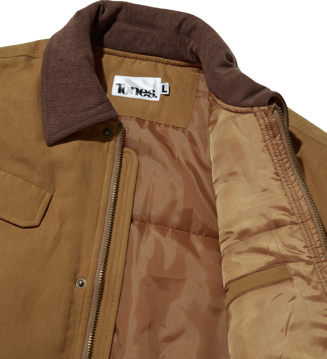 B-15 Bomber Padded Work Jacket - BEIGE