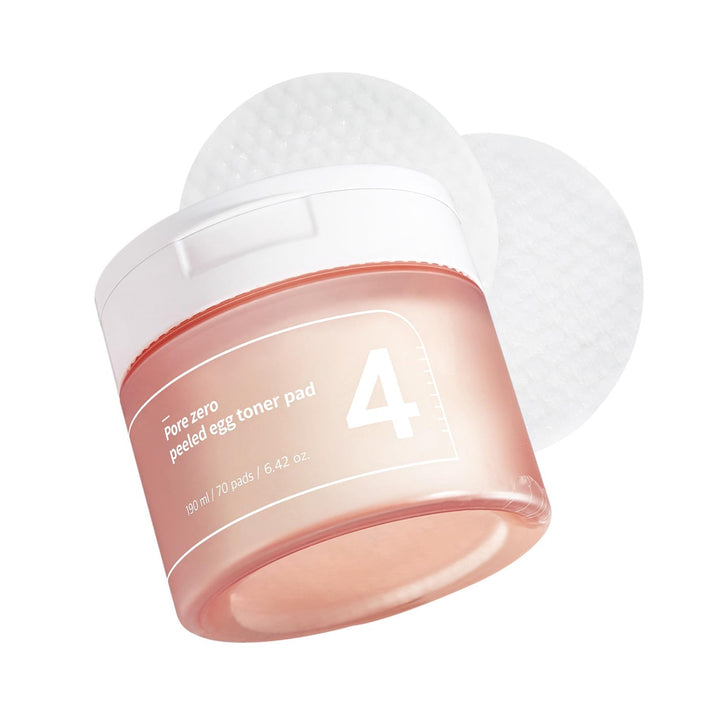 numbuzin No.4 Pore Zero Peeled Egg Toner Pad 60 Pads, 6.42 fl. oz