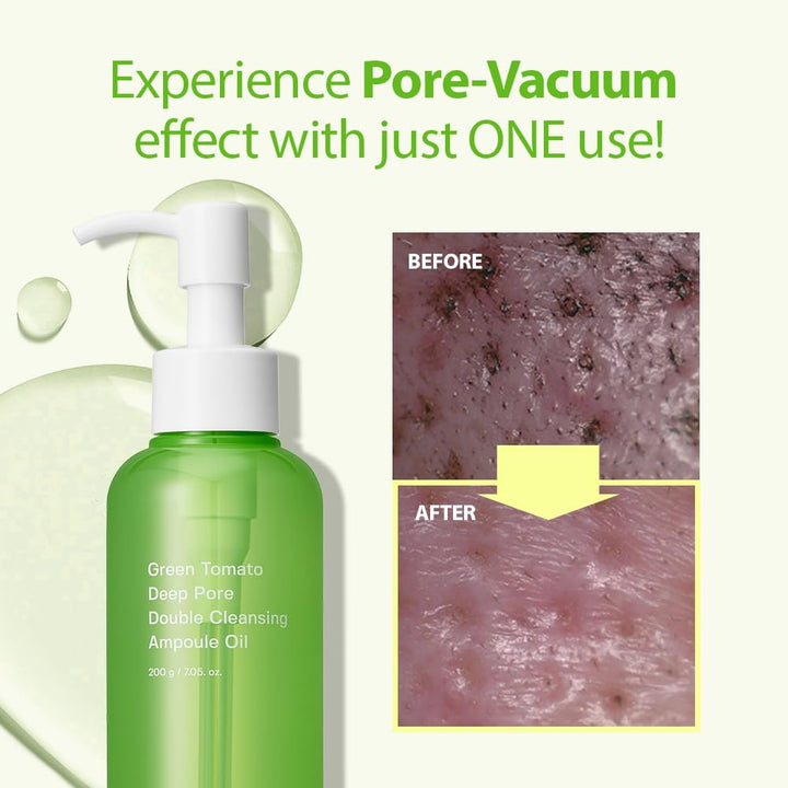 SUNGBOON EDITOR Green Tomato Double Cleansing Ampoule Oil 7.05fl. oz, 200ml