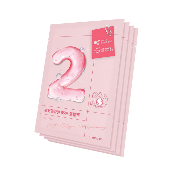 numbuzin No.2 Water Collagen 65% Voluming Sheet Mask 4ea