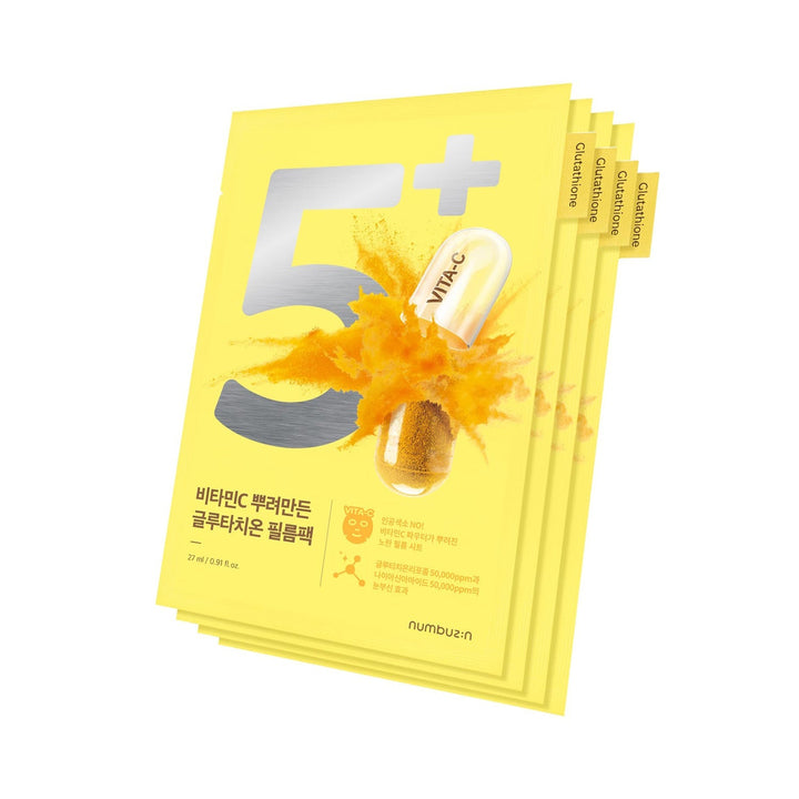 numbuzin No.5+ Vitamin Spotlight Sheet Mask 4ea