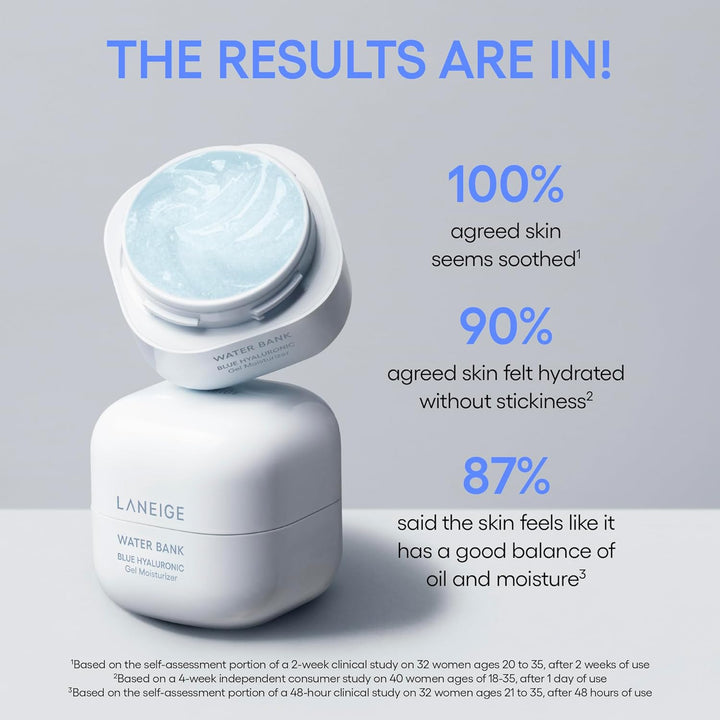 LANEIGE Water Bank Blue Hyaluronic Gel Moisturizer, 1.6 fl.oz. 50ml