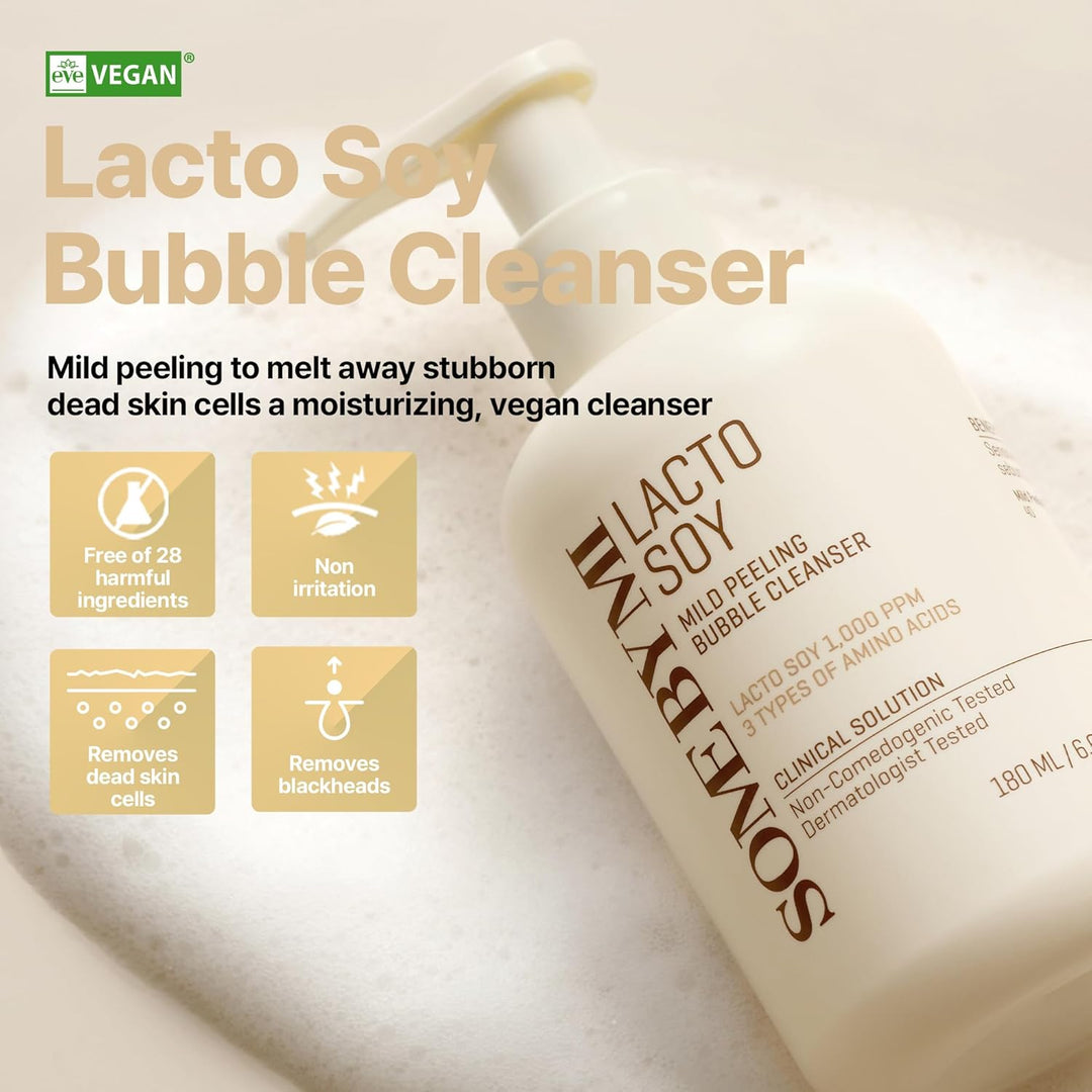 SOME BY MI Lacto Soy Mild Peeling Bubble Cleanser 180ml / 6.08 oz