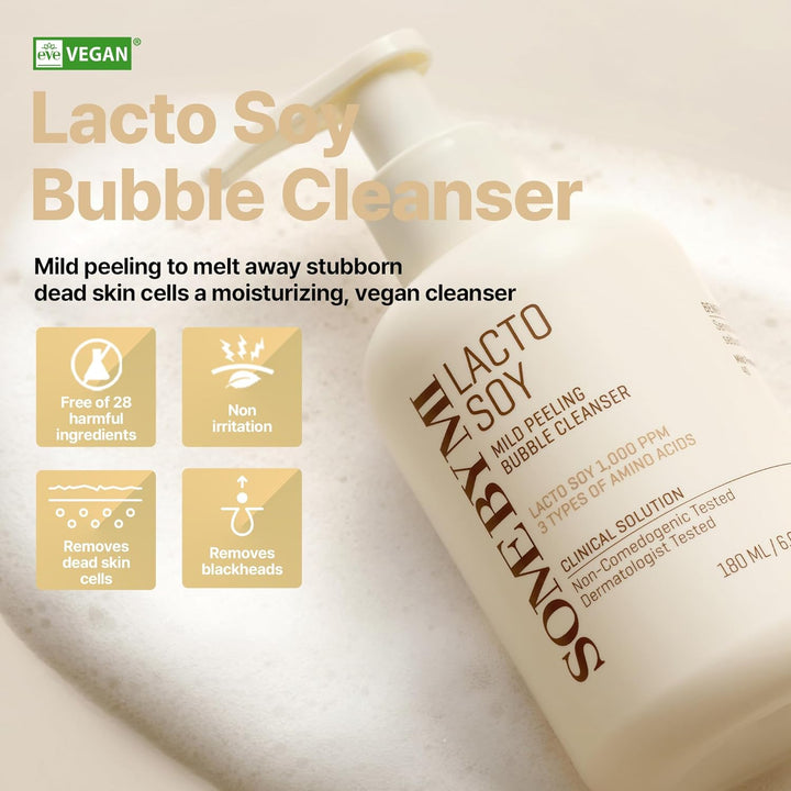 SOME BY MI Lacto Soy Mild Peeling Bubble Cleanser 180ml / 6.08 oz