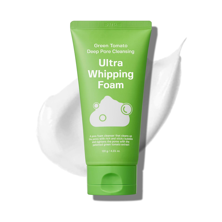 SUNGBOON EDITOR Green Tomato Deep Pore Cleansing Ultra Whipping Foam 4.23oz, 120g