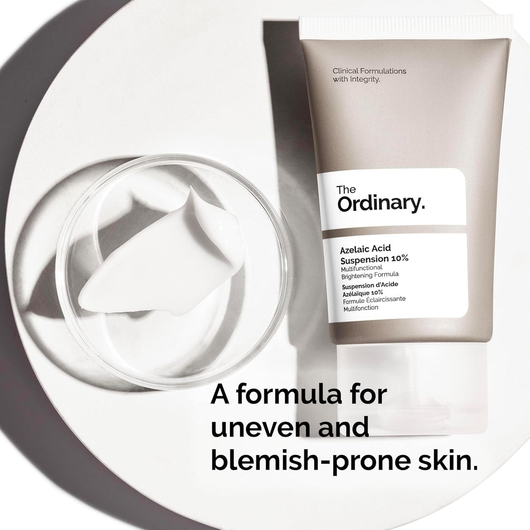 The Ordinary Azelaic Acid Suspension 10%, Formula for Uneven and Blemish-Prone Skin 1 Fl Oz