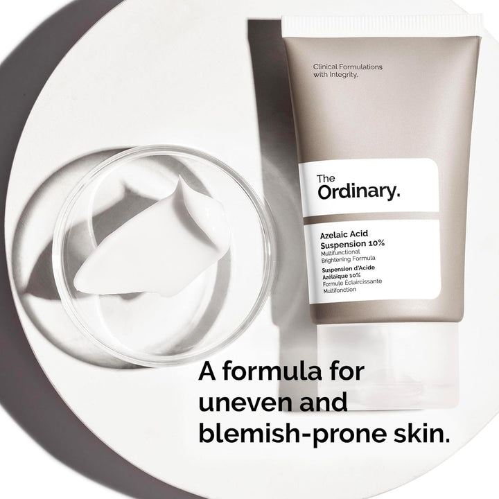 The Ordinary Azelaic Acid Suspension 10%, Formula for Uneven and Blemish-Prone Skin 1 Fl Oz