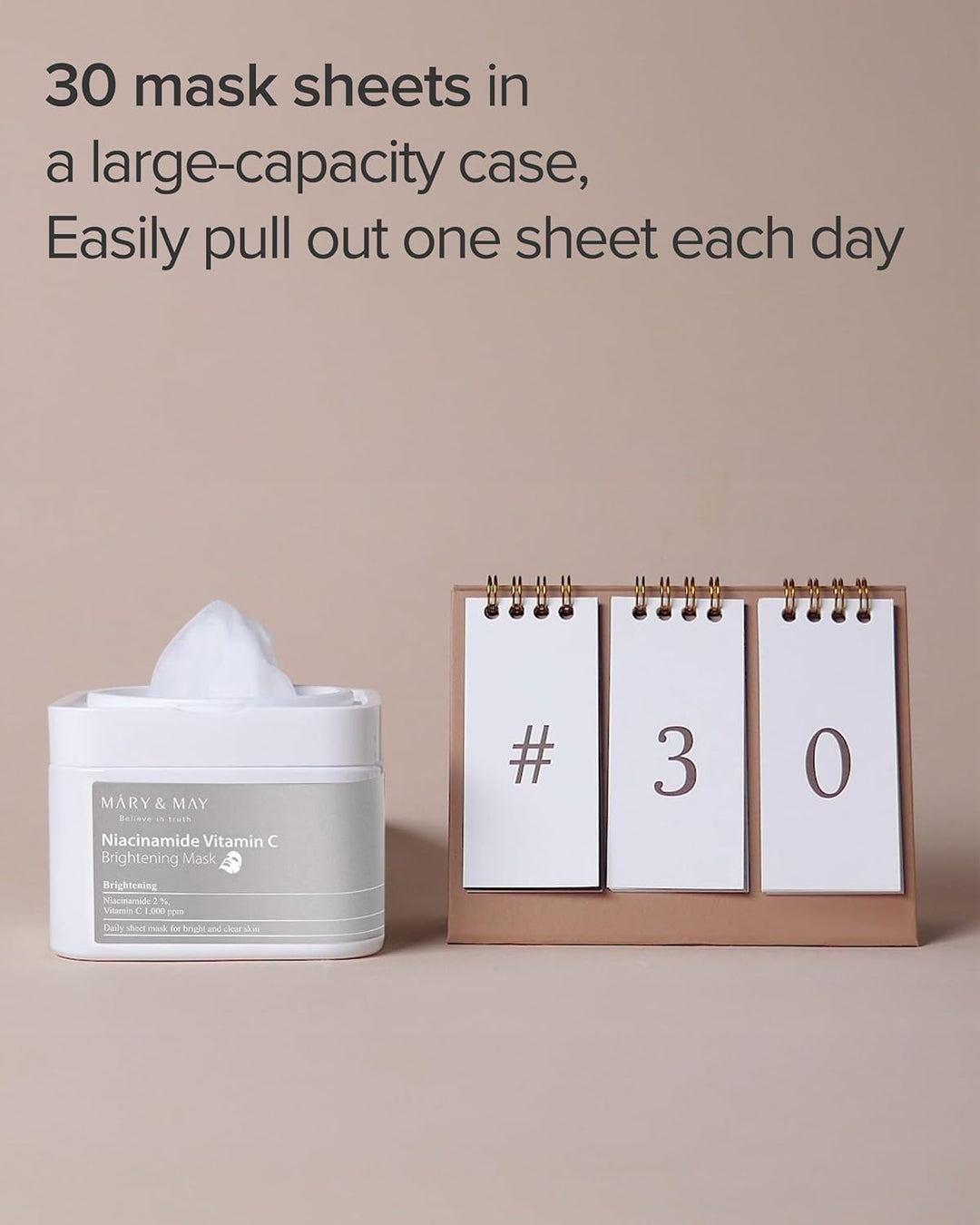 Mary&May Niacinamide Vitamin C Daily Mask (30 Sheets)