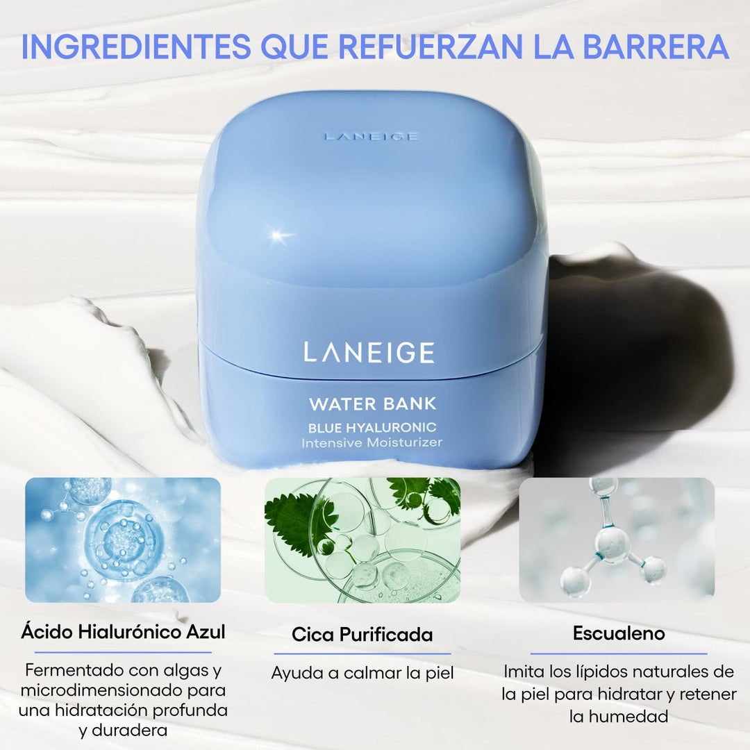 LANEIGE Water Bank Blue Hyaluronic Intensive Moisturizer, 1.6 fl.oz. 50ml