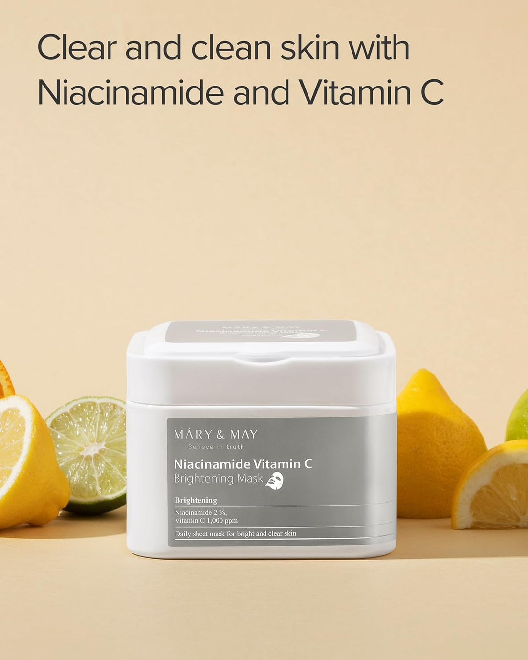 Mary&May Niacinamide Vitamin C Daily Mask (30 Sheets)