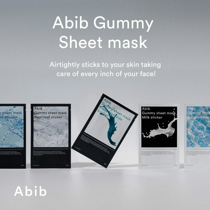 Abib Gummy Sheet Mask Heartleaf Sticker 10 Sheets