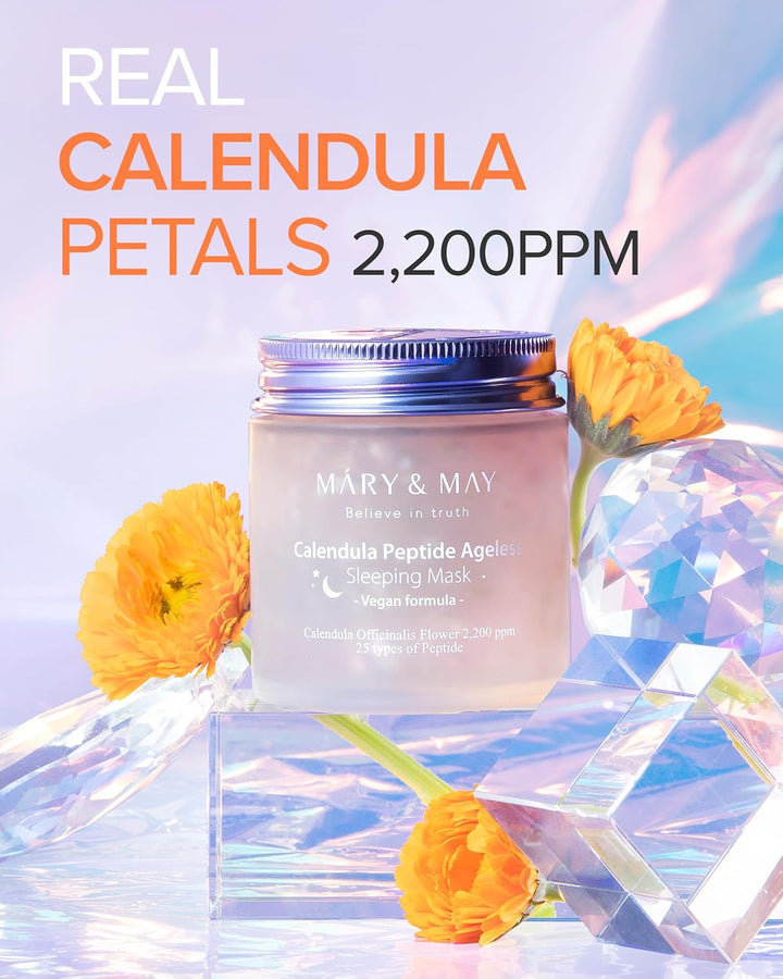 Mary&May Vegan Calendula Peptide Ageless Sleeping Mask 3.7 fl.oz.