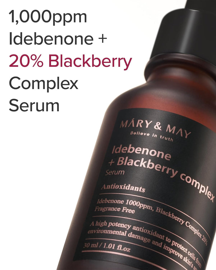Mary&May Idebenone + Blackberry Complex Serum 30 ml / 1 fl. oz.