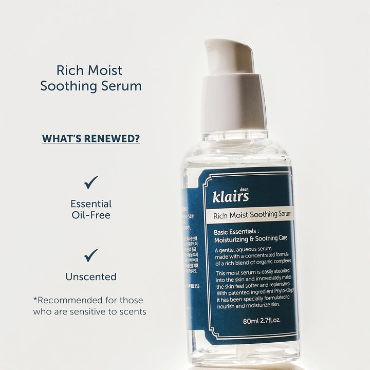 Dear Klairs Rich Moist Soothing Serum 2 7 fl oz 80 ml