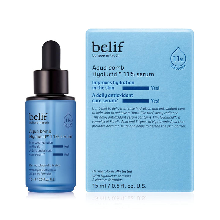 belif Aqua Bomb Hydrating Hyalucid™ 11% Serum 0.5fl.oz