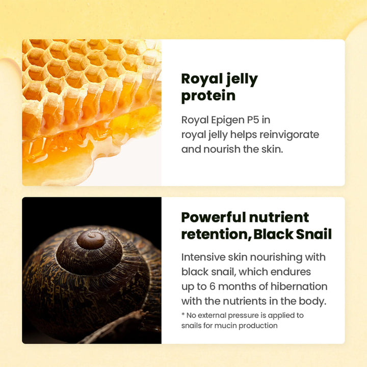 Dr.G Royal Black Snail Mucin Essence, 5.57 fl.oz. 165ml