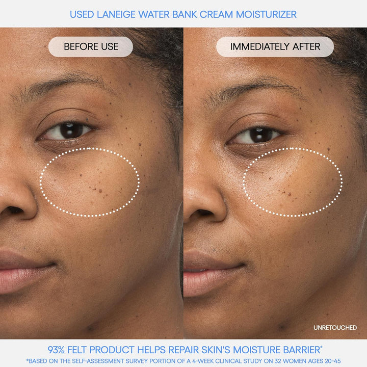 LANEIGE Water Bank Blue Hyaluronic Cream Moisturizer, 1.6 fl.oz. 50ml