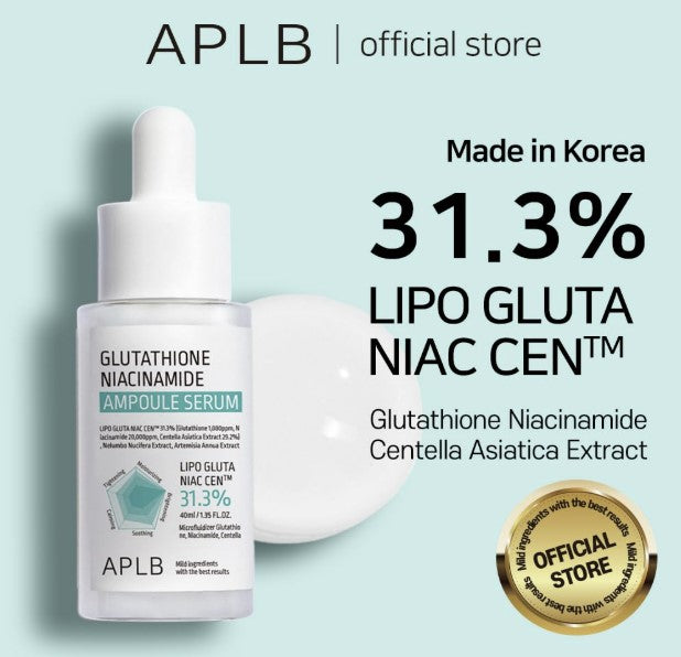 APLB Glutathione Niacinamide Ampoule Serum 1.35fl. oz.