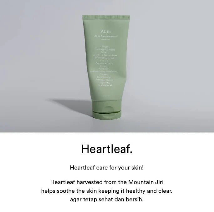 Abib Acne Foam Cleanser Heartleaf Foam 5.07 fl oz / 150 ml