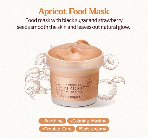 Apricot Food Mask 120ml / 4.23 oz