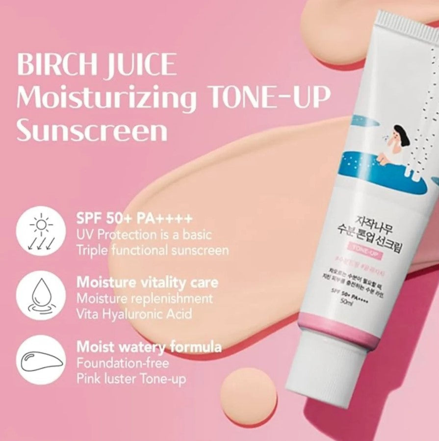 ROUND LAB Birch Juice Moisturizing Tone Up Sunscreen 50ml
