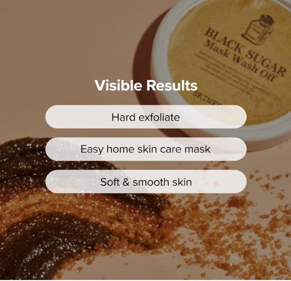 Black Sugar Mask Wash Off 120ml / 4.05 fl. oz.