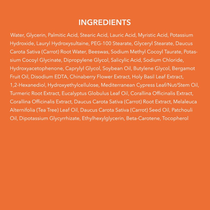 Carrotene Clarifying Foam Cleanser 120ml / 4.05 fl. oz.