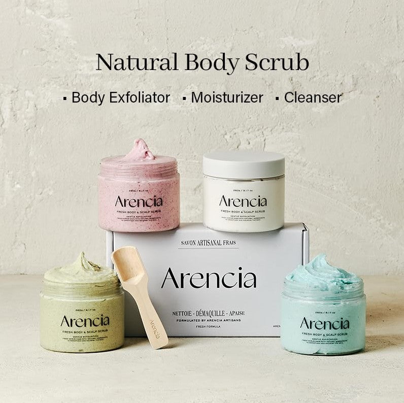 Fresh Cloud Sea Salt Body & Scalp Scrub French Mint & Lily 260ml / 9.17 oz.