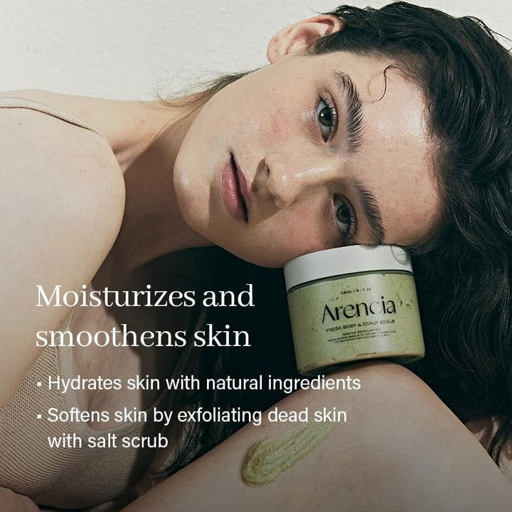 Fresh Cloud Sea Salt Body & Scalp Scrub White Tea & Neroli 260ml / 9.17 oz.
