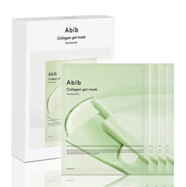 Abib Collagen Gel Mask Heartleaf Jelly 4 Sheets