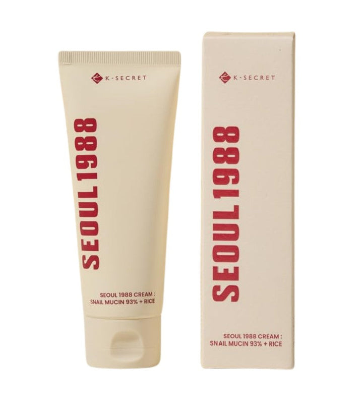 SEOUL 1988 Cream : Snail Mucin 93% + Rice, 100ml / 3.38fl.oz.