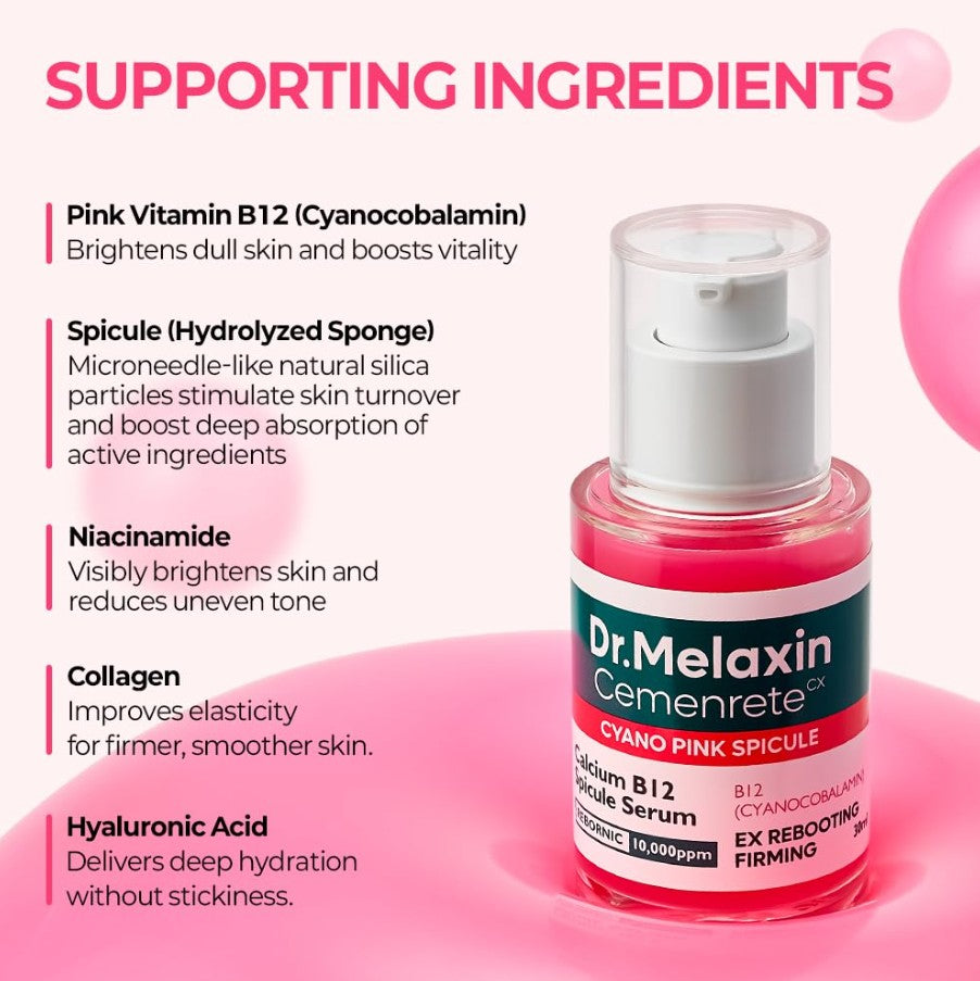 Cemenrete Cyano Pink Spicule Serum 30ml / 1.01 fl. oz.
