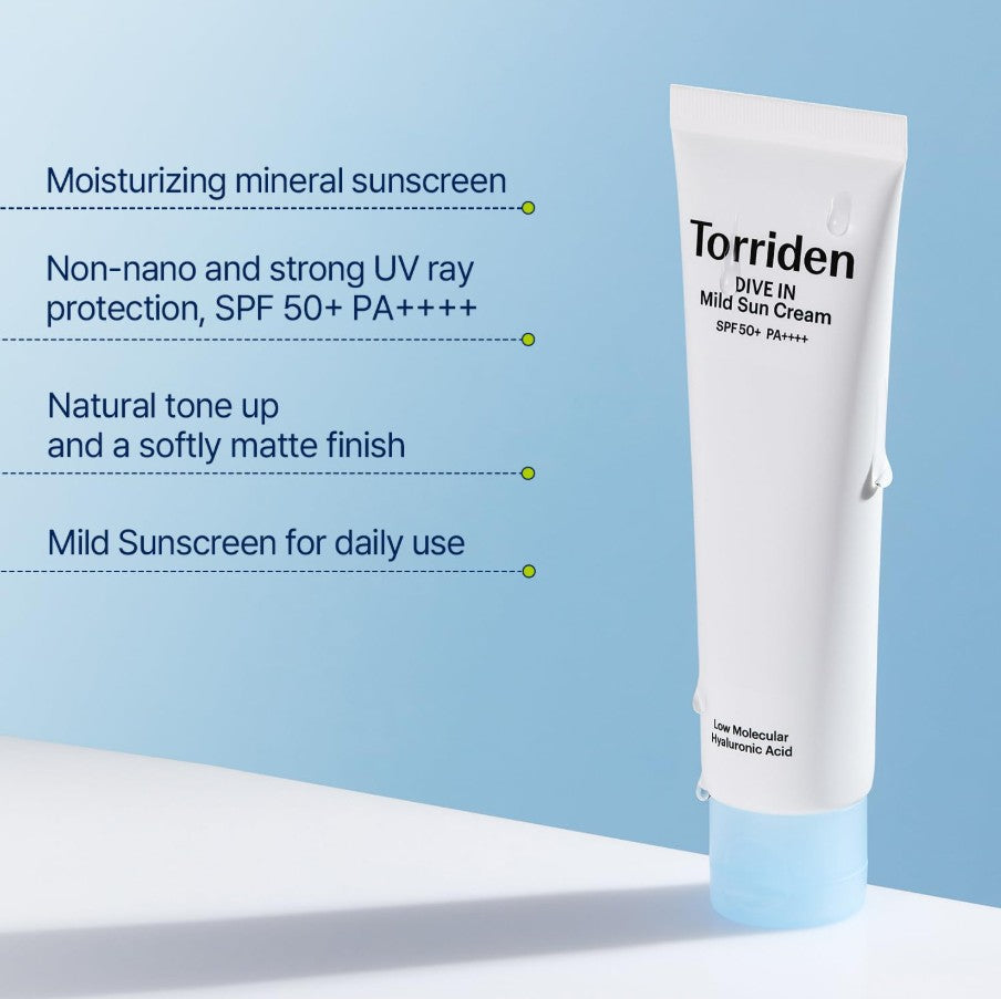 DIVE-IN Mild Sunscreen SPF 50+ PA++++ 60ml / 2.02 fl. oz.