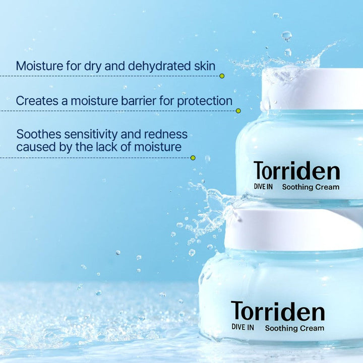 DIVE-IN Hyaluronic Acid Soothing Cream 100ml / 3.38 fl. oz. 2pk