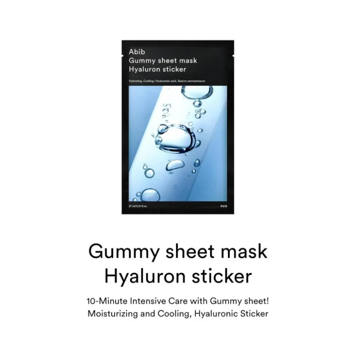 Abib Gummy Sheet Mask Hyaluron 10 Sheets