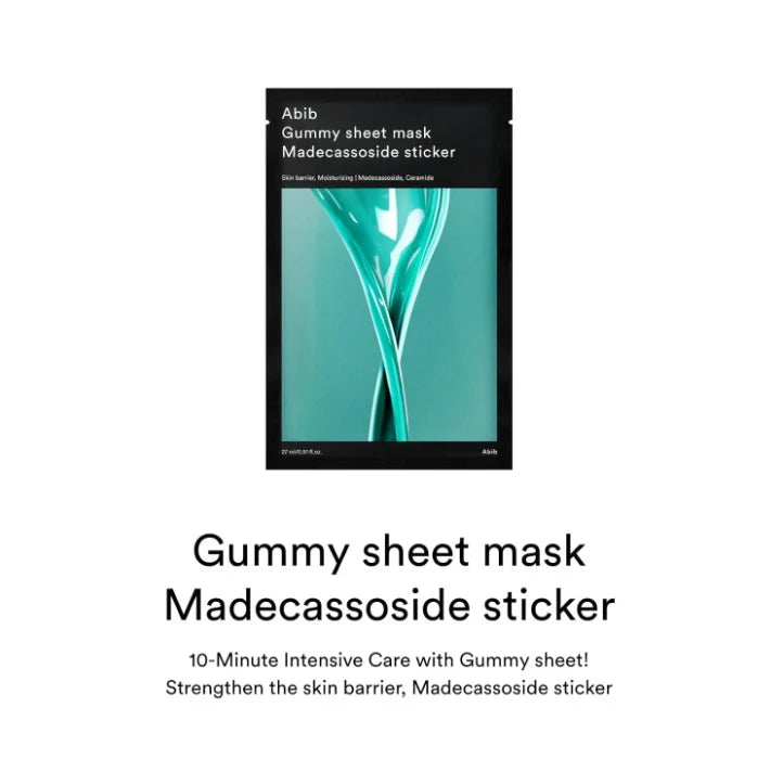 Abib Gummy Sheet Mask Madecassoside 10 Sheets