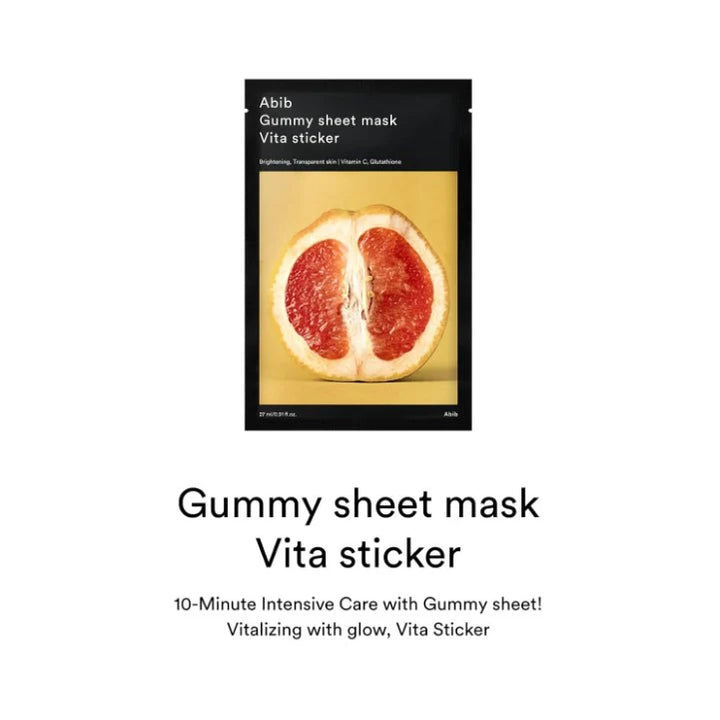 Abib Gummy Sheet Mask Vita 10 Sheets